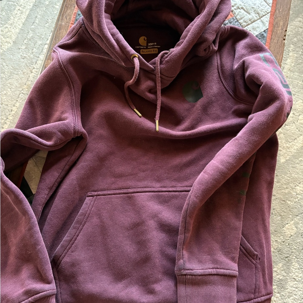 Carhartt Women's Purple Hoodie